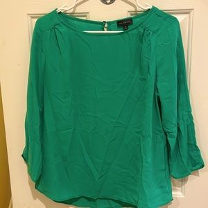 The Limited Green 3/4 Blouse